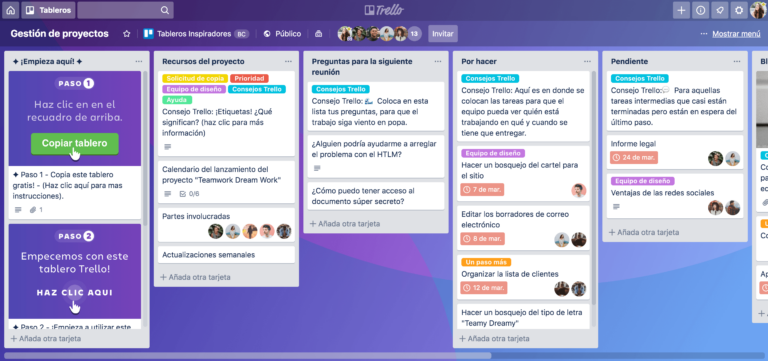 Herramienta de proyectos Trello