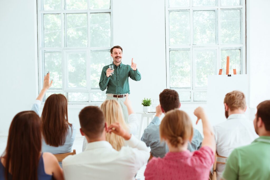 Guía visual de técnicas y consejos para haz presentaciones efectivas.